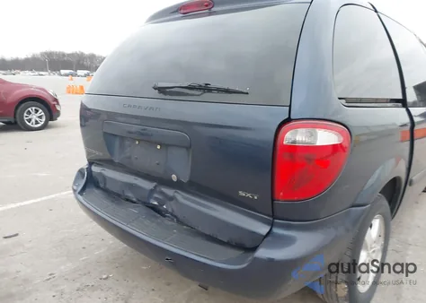 2006 Dodge Caravan Sxt из США, поврежденный, VIN 1D4GP45R46B593340